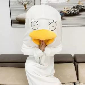 코스프레 동물잠옷 오리 가을겨울 대왕 커플