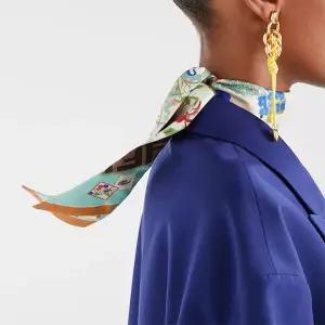 [롯데백화점]펜디 26SS 펜디 옵티컬 랩피 실크 스카프 멀티컬러 FXT011B01UF1WO3