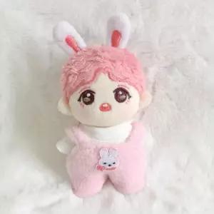 양털멜빵 인형바지 굿즈의상 10cm인형옷 곰 토끼 판다 최애옷