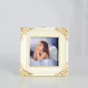 클래식 사각 미니액자 3x3 아이보리 클래식액자 사각액자 앤틱액자 엔틱틱액자