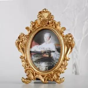 엘레강스 앤틱 액자 골드 4X6 클래식액자 사각액자 앤틱액자 엔틱틱액자