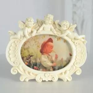 베이비엔젤스 사진액자 아이보리) 클래식액자 사각액자 앤틱액자 엔틱틱액자