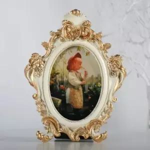 엘레강스 앤틱 액자 아이보리 4X6 클래식액자 사각액자 앤틱액자 엔틱틱액자