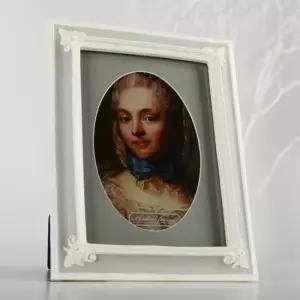 심플 화이트 앤틱액자 5X7 클래식액자 사각액자 앤틱액자 엔틱틱액자