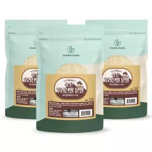 고대곡물 슈퍼푸드 100% 캐나다산 볶은 호라산밀 가루 분말 파우더 셀레늄 식이섬유 풍부한 건강한간식 600g x3개