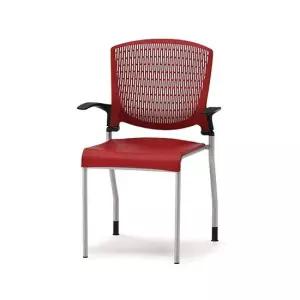 알파고정-레드.레드 학생의자 학생의자 사무용의자 고정의자 컴퓨터의자 다용도의자