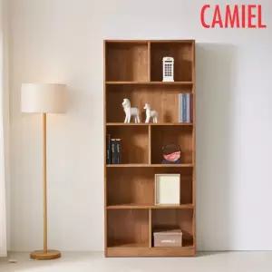 달리아2 고무나무 월넛 800 5단 책장 PA_GN0179)