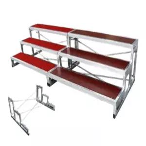 디딤대 조립식계단 교회 스키드 지휘대 2단 철제 야외