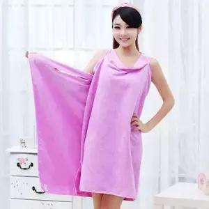 샤워 퍼플 가운 원피스형