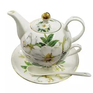 다알리아 CT33TX78 도자기 티포원 세트 찻잔 차주전자 티스푼