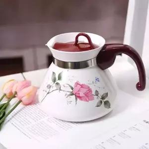 핑크 GF12YL63 로즈 프리미엄 도자기 내열 티팟 주전자
