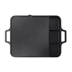 퀸센스 ZK27XK33 사각 그리들팬 1P 400x320x40mm 후라이팬 조리