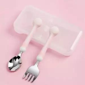 유치원수저 세트핑크 유아용 수저포크 캔디