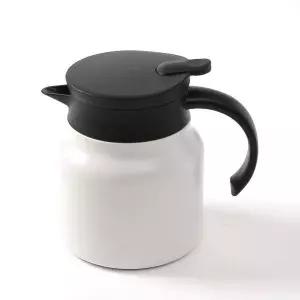 티웨어 ZK76FK16 이중 진공 보온 주전자 750ml 티포트 화이트