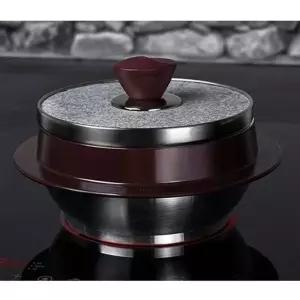 키친아트 ND19QD21 돌솥 냄비 뚝배기 가마솥 냄비 3인 15cm