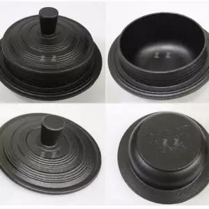 통주물 PY92BT25 가마솥 인덕션 무쇠 가마솥 무쇠 냄비 12CM