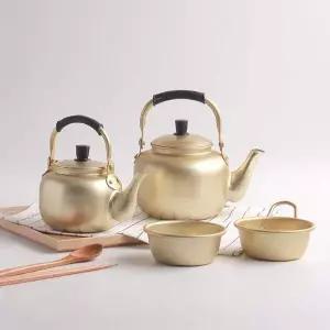 난로주전자 GQ08TP01 양은주전자 1리터 황주전자 국산