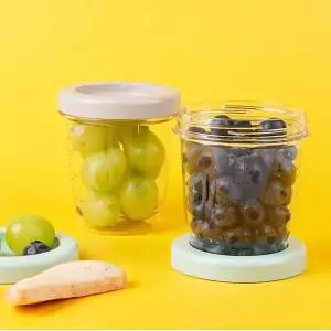 트라이탄이유식용기세트 4P 유아식기 소분그릇 실리콘