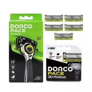 도루코_페이스 3D모션 7중날 면도기세트 (핸들+날5p))