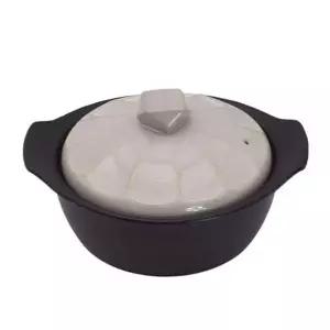 엘린 BR32GY48 내열 냄비 직화 뚝배기 계란찜 도자기 냄비 18cm