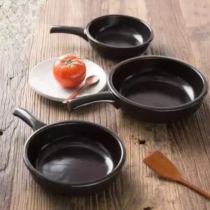 이천도자기 XU33PE14 내열 반후라이팬 도자기 직화 볶음팬