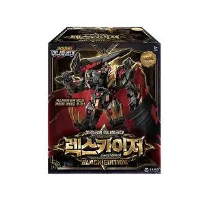 미니특공대 블랙에디션 렉스카이저 2단 합체 변신 로봇 다이노이드 머신 공룡 자동차 캐릭터