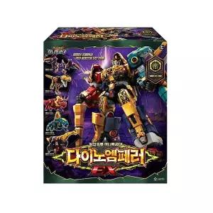 미니특공대 다이노엠페러EX 5단합체 로봇 티라노 소드 트리케 디메트로 프테라 브라키오 선물