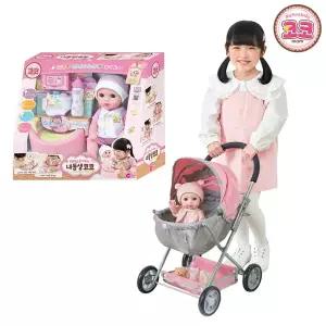 [아기인형코코]우유먹고 응가하는 내동생 코코+디럭스 유모차 SET