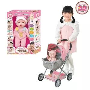 [아기인형코코]방귀뀌고 울고웃는 내동생 코코+디럭스 유모차 SET