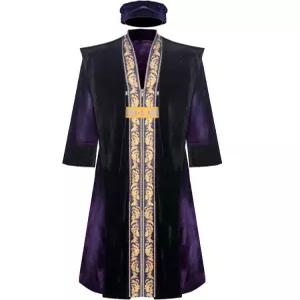 점사복 의상 레드 불교 무속 가운 무당 무희복 법복