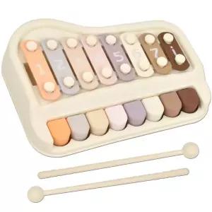 R 파스텔 8음 뮤직 실로폰 피아노 bm2614 어린이 집 유치원 음악 리듬 악기 교구 교재