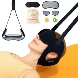 목 및 긴장을 위한 더치브룩 스트레칭 해먹 탈착식 패드가 있는 조절 가능한 경추 견인 장치 실리콘 보호대