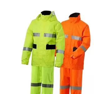 레인코트 제비표 형광그린 안전우의 SI-911