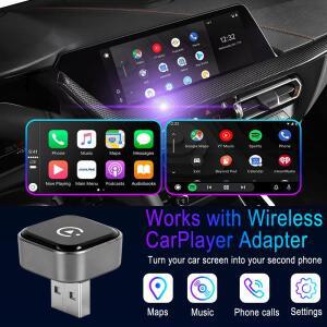OEM 차량용 호환 유선 2 in 1 무선 CarPlay 동글 안드로이드 호환 오토 어댑터 AI 스마트 박스 자동차 차량