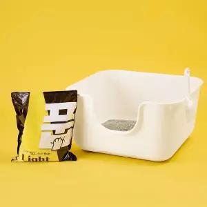 풉 스퀘어 고양이 대형 화장실