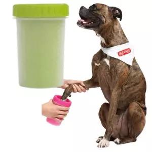 강아지 발세척기 세정 그린 S 1P 산책 발씻기 간편 애견머드버스터