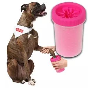 강아지 발세척기 세정 핑크 S 1P 산책 발씻기 간편 애견머드버스터