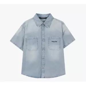 [롯데백화점]인디고뱅크키즈 경량 반팔 데님셔츠 IKYC26401