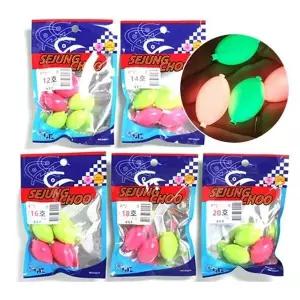 [하프클럽/]세정 야광 구멍추 봉돌 쭈꾸미 갑오징어 문어 샷