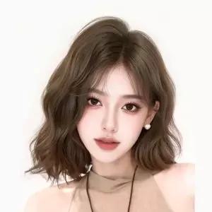 SD-251226 통가발 여성 사이드뱅 단발머리 물결웨이브 카네아