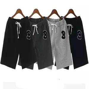 여자 시원한 편한 여름철 면 5부 트레이닝 반바지 팬 (HSJ-WFHM9IK)