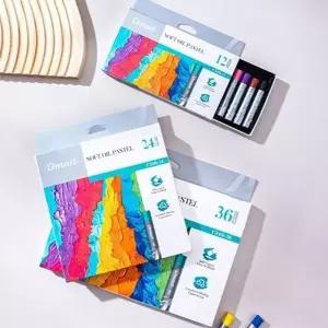 소프트터치 컬러크레용 24색 오일파스텔 세트 그림 그리기 문구용품