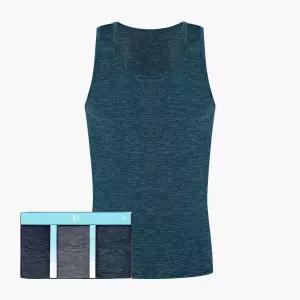 제임스딘 남성 런닝 세트 3매 쿨 인견 여름 남자 민소매 나시 셔츠 메리야스 JHMRCZ39