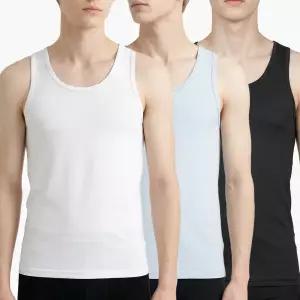 BYC 보디드라이 남성 런닝 셔츠 쿨 냉감 여름 기능성 남자 민소매 나시 국산 EDS1003