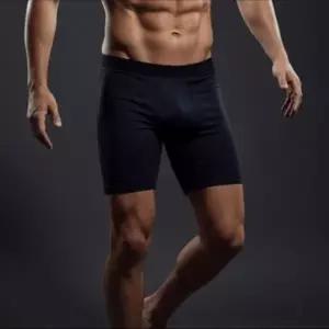 빅사이즈 남성 스포츠 라이트 팬티 속옷 롱 블랙 3매입