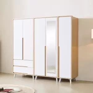 동서가구 프렌드 2서랍 거울 옷장세트 2020 다리형 DF926407