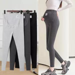 임산부 레깅스 1P 얇은 편한 신축성 쫄바지 치마 만삭