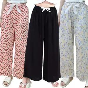 [로즈엘리]차르르 리본밴딩 와이드핏 홈팬츠 여름잠옷 냉장고 바지 10컬러 2026