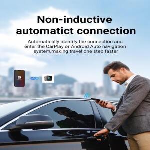 미니 유선 무선으로 전환 가능한 카플레이 어댑터 안드로이드 호환 오토 카 스테레오 메르세데스 폭스바겐