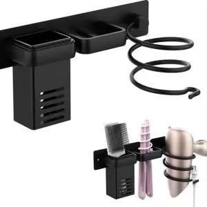 대기 기걸이 헤어 거치대 기거 드라이 멀티 헤어고 이거 정리 화장대 고데기 수납형 욕실